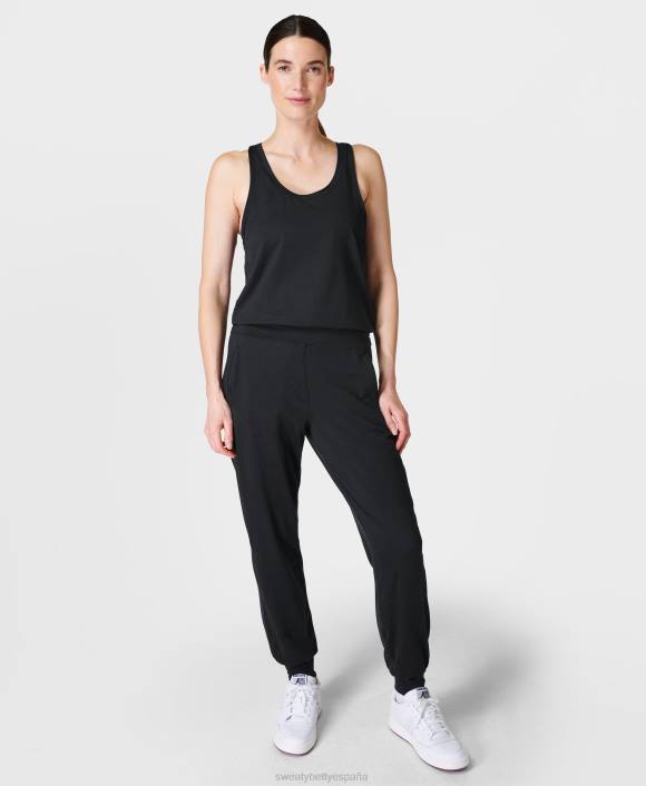 ropa negro T28T857 mono gary mujer Sweaty Betty