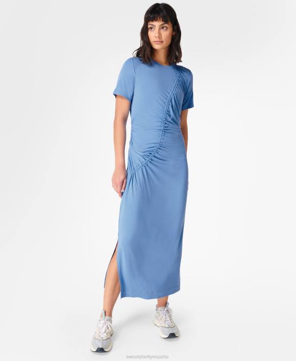 ropa regata azul T28T1067 vestido midi ambiente mujer Sweaty Betty