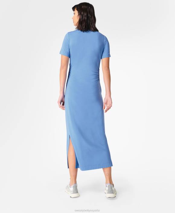 ropa regata azul T28T1067 vestido midi ambiente mujer Sweaty Betty