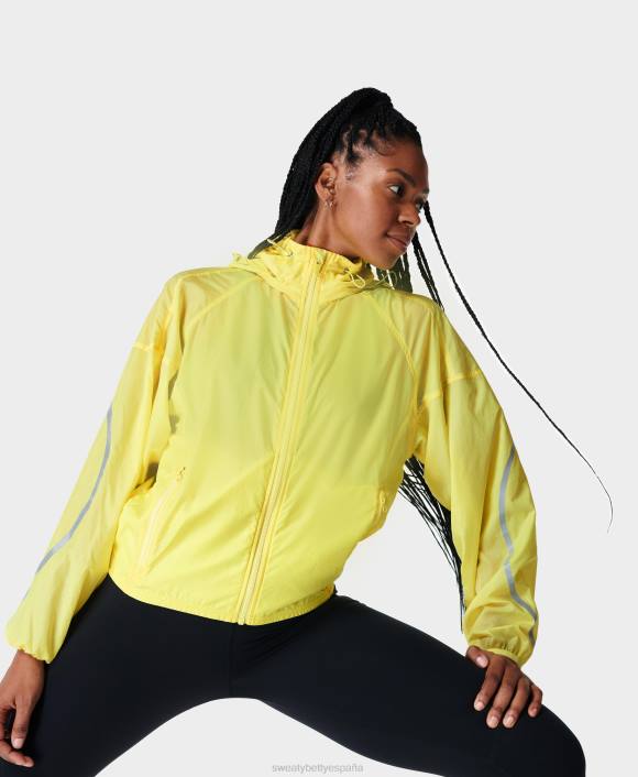 ropa nenúfar amarillo T28T792 guardar la chaqueta mujer Sweaty Betty