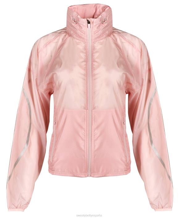 ropa velo rosa T28T791 guardar la chaqueta mujer Sweaty Betty