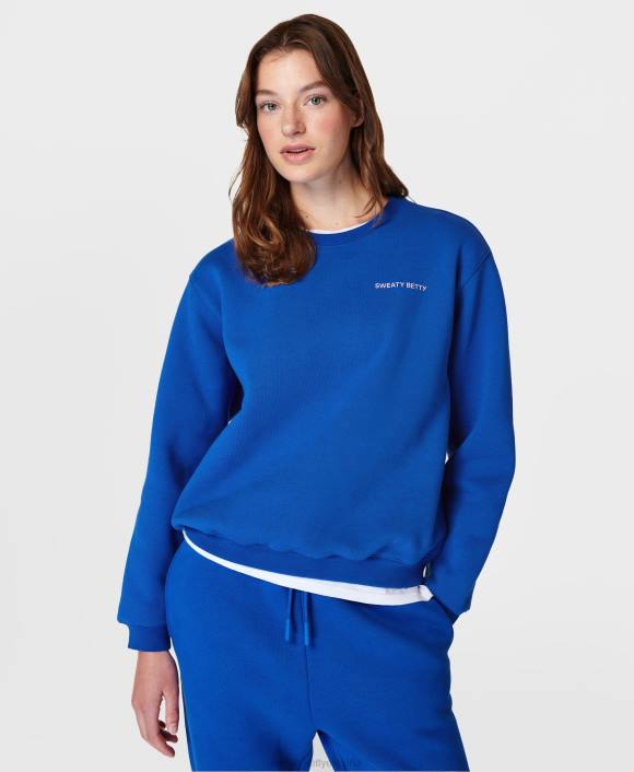 ropa azul relámpago T28T146 sudadera potencia mujer Sweaty Betty