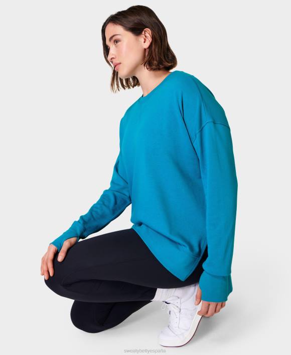 ropa futuro azul T28T43 sudadera larga after class mujer Sweaty Betty